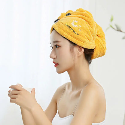 Water absorption headscarf fantastic after shower care. - HASHTAG