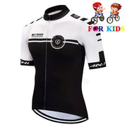 Summer New 2026 Kids Bike Shirts Suit Cycling Jersey Set Boys Girl Road Bike Abbigliamento Da Ciclismo Bambini Quick Dry Pants HASHTAG