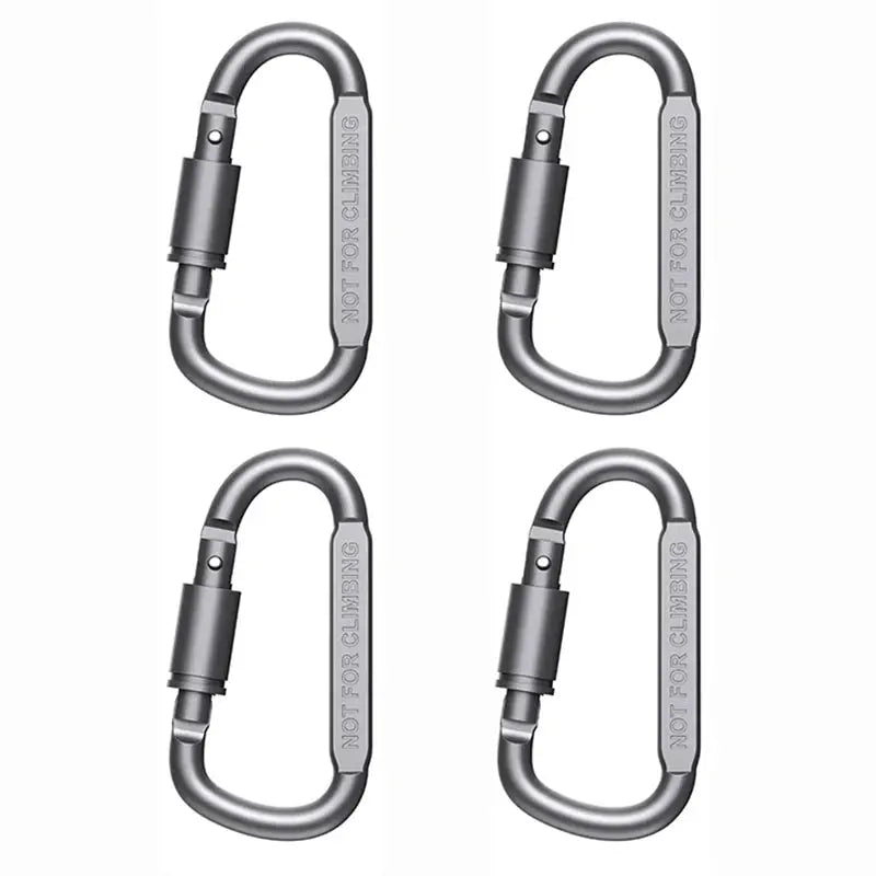 4-6PCS Carabiner Set For Key Camping Survival EDC Outdoor Keychain Clip Alloy Aluminum Tactical Caribiner Hook Karabiners - HASHTAG