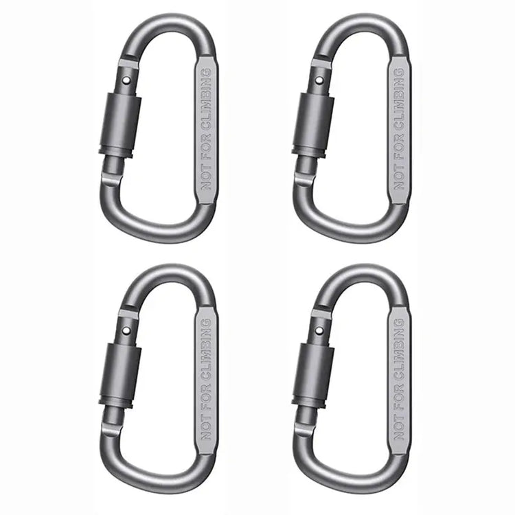 4-6PCS Carabiner Set For Key Camping Survival EDC Outdoor Keychain Clip Alloy Aluminum Tactical Caribiner Hook Karabiners - HASHTAG