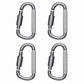 4-6PCS Carabiner Set For Key Camping Survival EDC Outdoor Keychain Clip Alloy Aluminum Tactical Caribiner Hook Karabiners - HASHTAG