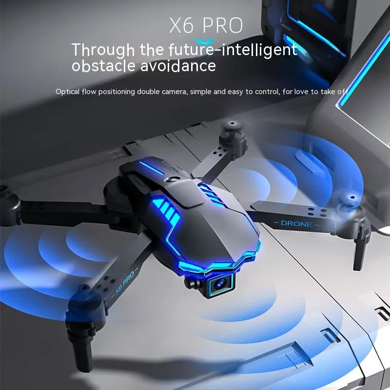 X6 Aerial 4k con doppia telecamera, evitamento ostacoli e giocattolo aereo - My Hashtag Shop