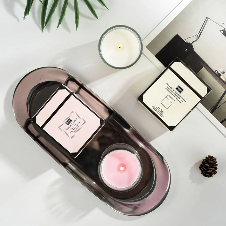 Candles Aromatherapy Glass Romantic Fragrance Liebe - Making Life Easier