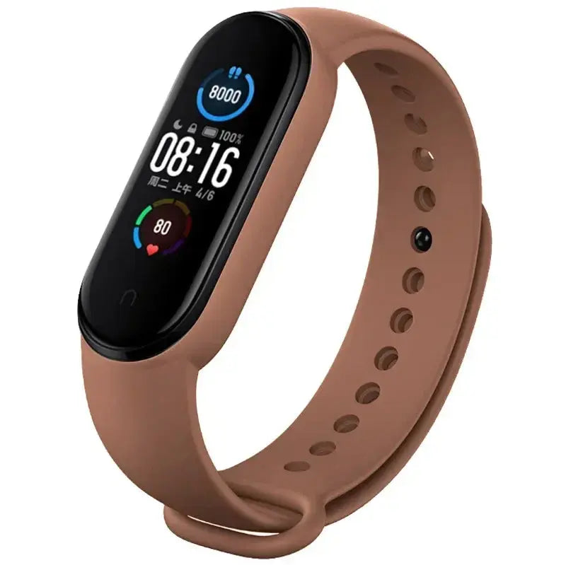 Watch Strap For Xiaomi Mi Band 7 6 5 4 3 Wristband Silicone Bracelet Wrist Straps MiBand 3/4 band5 band6 Smartwatch Accessories HASHTAG