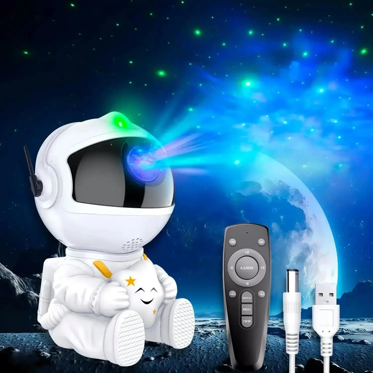 Galaxy Star Projector Night Light Astronaut Space Ceiling LED Lamp for Bedroom Home Decor Kids Gift - Starry Nebula Projector - My Hashtag Shop