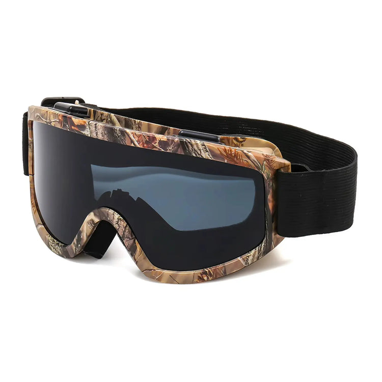Large Frame Ski Goggles with Colorful Lens Anti-Collision Anti-Glare Lens Outdoor Sport Snow Snowboard for Snowboarding Skiing