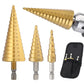 4-32 mm 4-20 mm HSS Titanium Coated Step Drill Bit High Speed Steel Metal Wood Hole Cutter Cone Drilling Tool HASHTAG