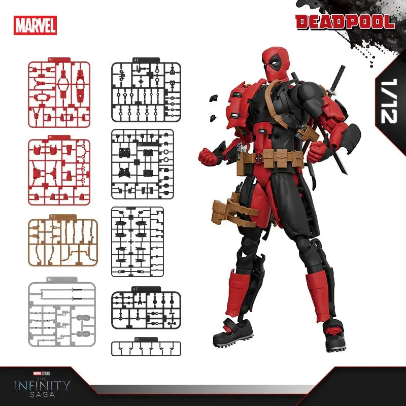 New ZD Toys Deadpool & Wolverine Model 7in 1/10 Action Figures Deadpool Model Marvel Superheroes Collection Ornaments Boys Gifts - HASHTAG