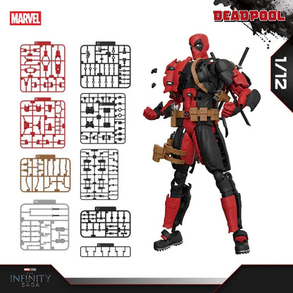 New ZD Toys Deadpool & Wolverine Model 7in 1/10 Action Figures Deadpool Model Marvel Superheroes Collection Ornaments Boys Gifts - HASHTAG