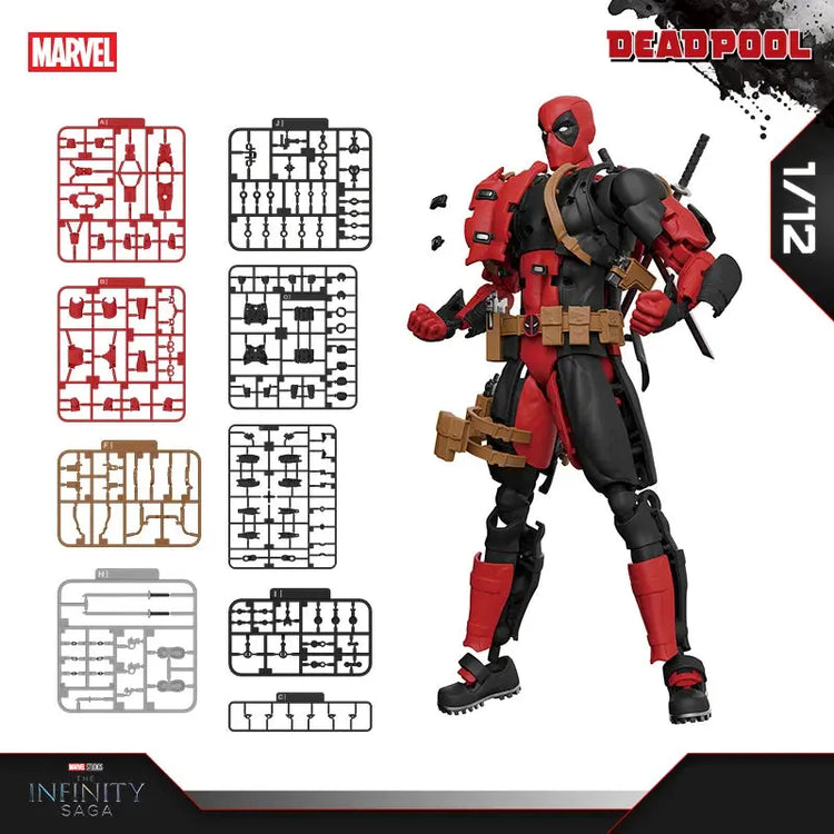 New ZD Toys Deadpool & Wolverine Model 7in 1/10 Action Figures Deadpool Model Marvel Superheroes Collection Ornaments Boys Gifts - HASHTAG