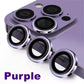 Metal Camera Lens Protector for iPhone 15 Pro Max Tempered Ziai Glass Metal Ring On iPhone 13 12 14 Back Cover Protective Film