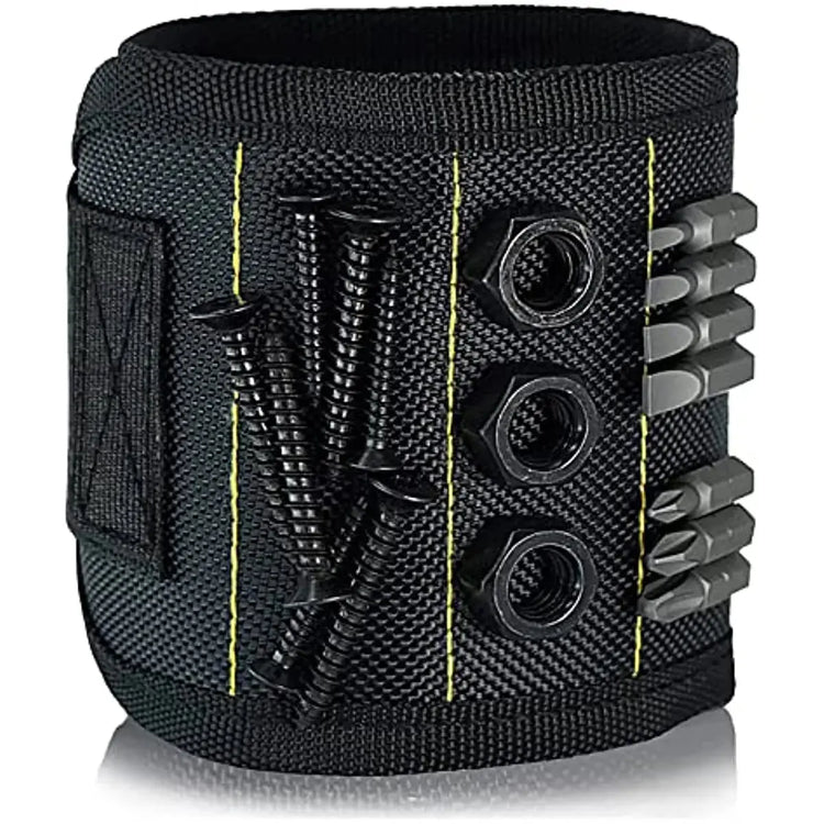 Magnetic Wristband for Holding Screws,Nails，Drilling Bits,Wrist Tool Holder Belts with Strong Magnets,Cool Gadgets for Men, wome - HASHTAG