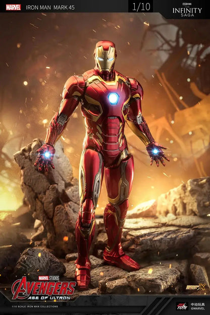 1/10 Original ZD Toys Iron Man MK2 War Machine2.0 MK16 MK11 MK24 MK35 MK47 Tony Stark Collection Model Action Figure Kids Toys - HASHTAG