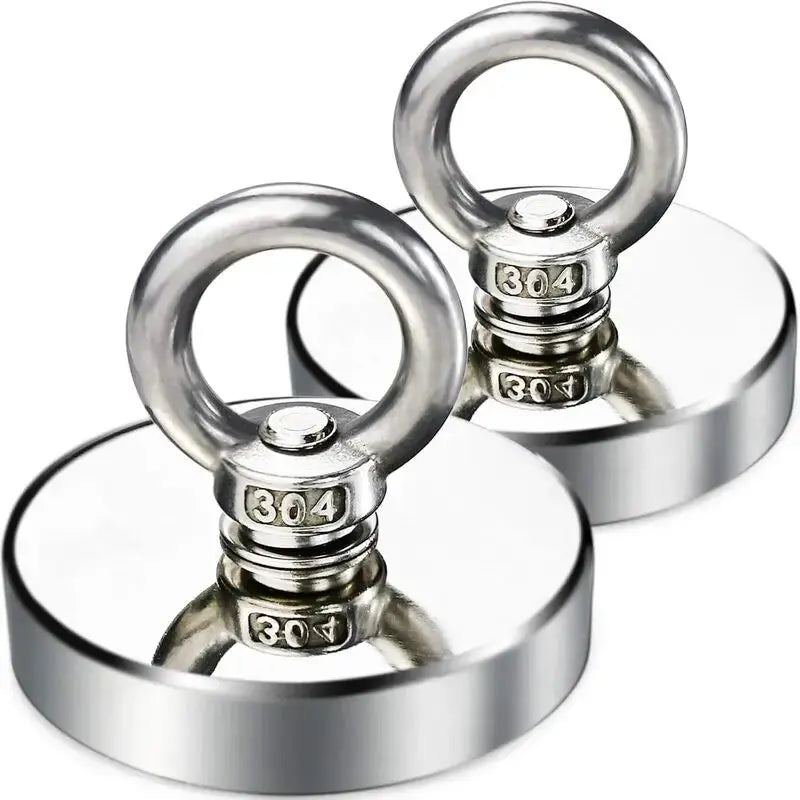 D16~D42mm Strong Suction Salvage Helper, Made of N52 Heavy Rare Earth Material, with Countersunk Hole and Eyebolt Suction metal - My Hashtag Shop
