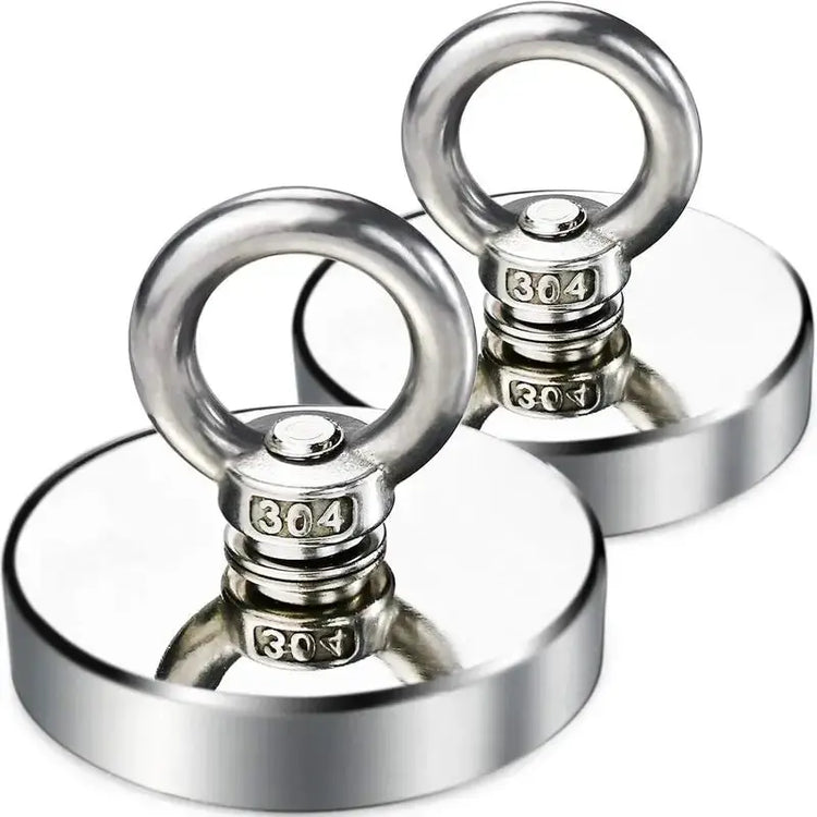 D16~D42mm Strong Suction Salvage Helper, Made of N52 Heavy Rare Earth Material, with Countersunk Hole and Eyebolt Suction metal - My Hashtag Shop