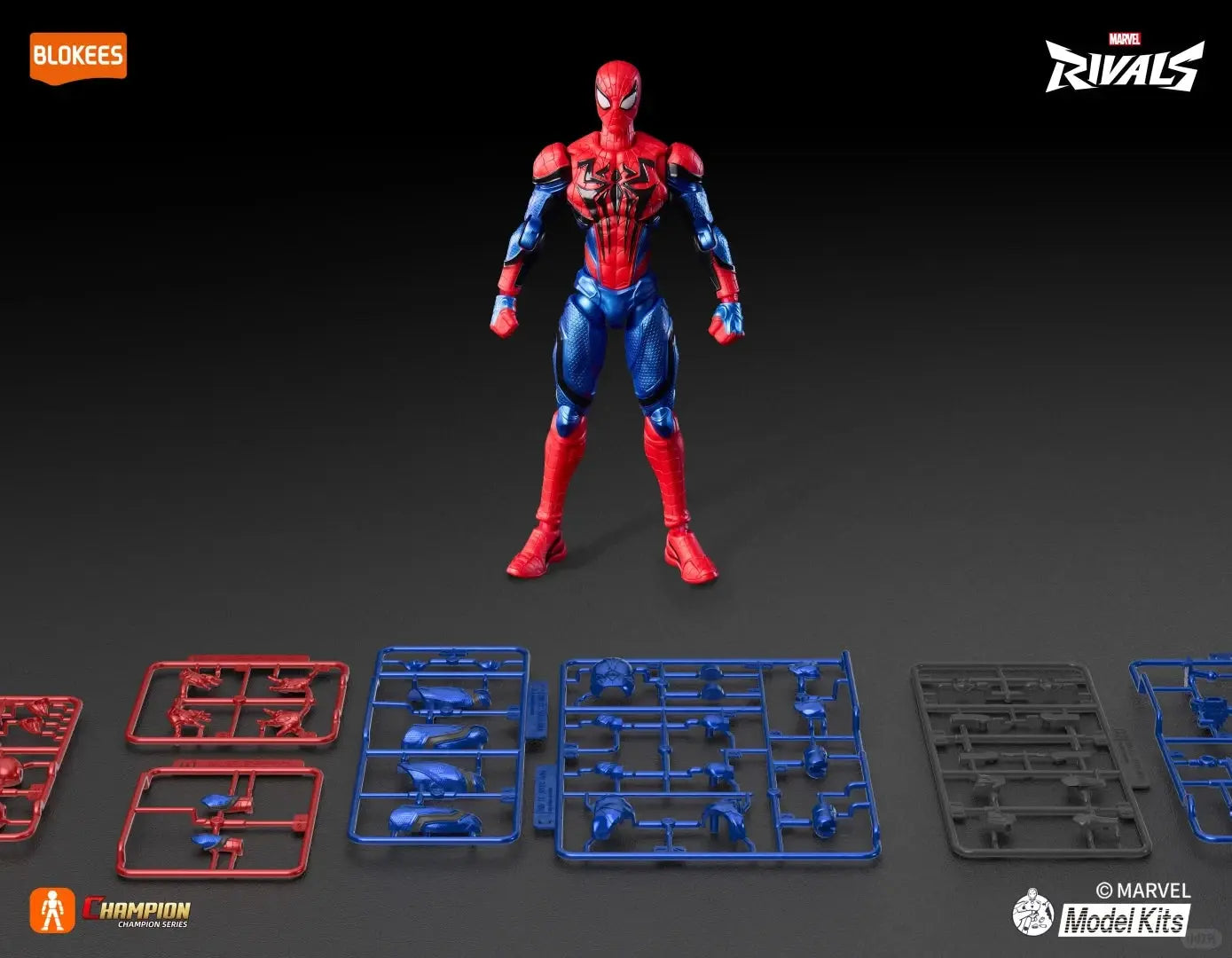 Blokees Marvel Champion Class Figures Spider-Man Venom Action Figures Movable Toys Assembled Model Gift - HASHTAG