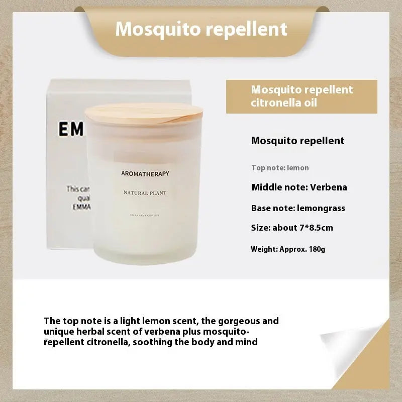 Scented Candles FIne Glass Jar Sealed With Wooden Lid Liebe - Making Life Easier