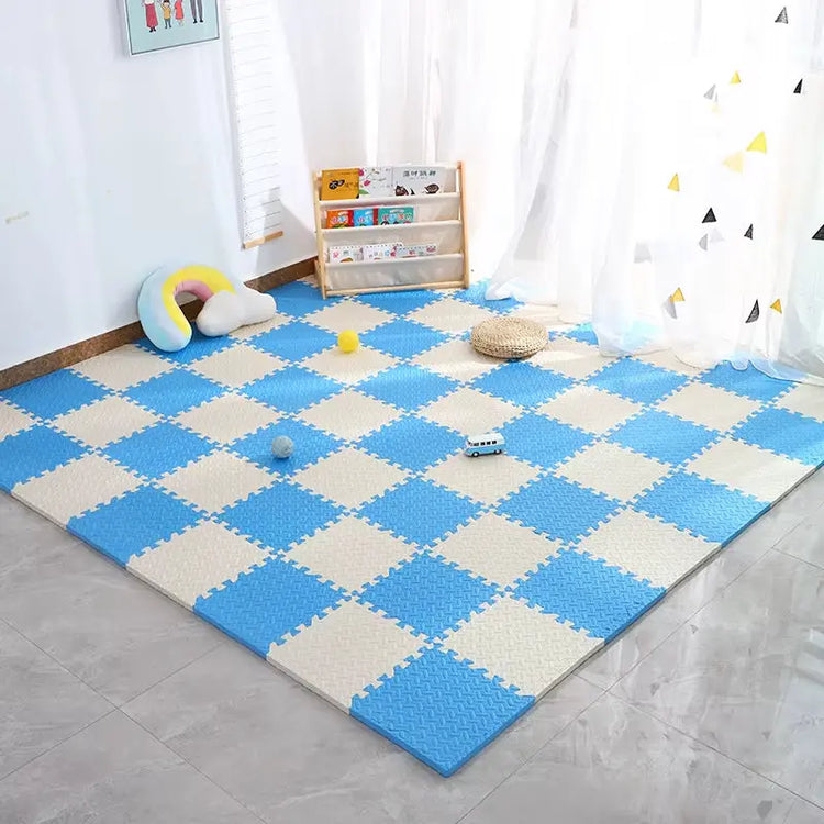 4~20Pcs Puzzle Fitness Mat, Eva Interlocking Foam Floor Tiles for Home Gym, Home Gym Equipment Mat, Non-Slip Floor Mat for Kids