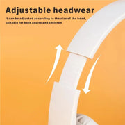 Comfortable all ear wireless earphones Type-C charging connection, wireless support for calls, memory card for MP3, audio cable for wired computer earphones HASHTAG