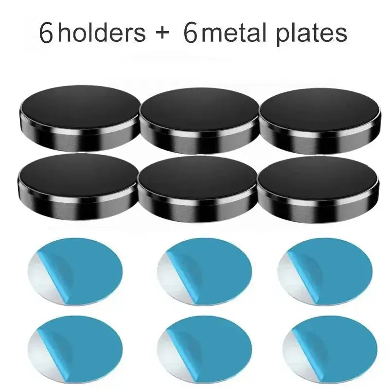 Magnetic Car Phone Holder Universal Magnetic Mount Bracket Stick on Car Dashboard Wall for iPhone Xiaomi Huawei Phone Car Holder HASHTAG