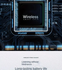 39 Luminous Wireless Headphones with Plug-in,