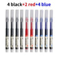 Needle-Point Gel Pens – Smooth Quick-Dry Liquid Ink Pens, Uses for School Note-Taking, Office Writing & Journaling