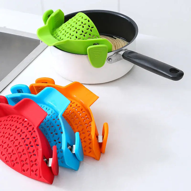 Cucina Gadgets Silicone Pentola Side Drain Stopper AliExpress