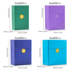 20/30/40/50pcs Cigarettes In Large Capacity Portable Plastic Storage Box Moisture-proof Sealed Cigarette Case HASHTAG BAR TABACCHI