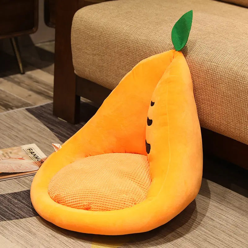 Kawaii Multifunction Plush Fruit Soft Stuffed Cactus Avocado Carrot Pillow Toys Home Office Decor Chair Seat Cushion AliExpress