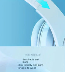 39 Luminous Wireless Headphones with Plug-in,