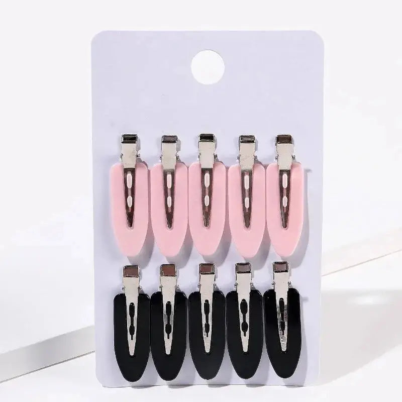 10pcs/set Women Hair Clips Side Bangs Fix FringeBarrette Makeup Tools Female Ladies Girls HeadwearHairpin Hair Accessories - My Hashtag Shop