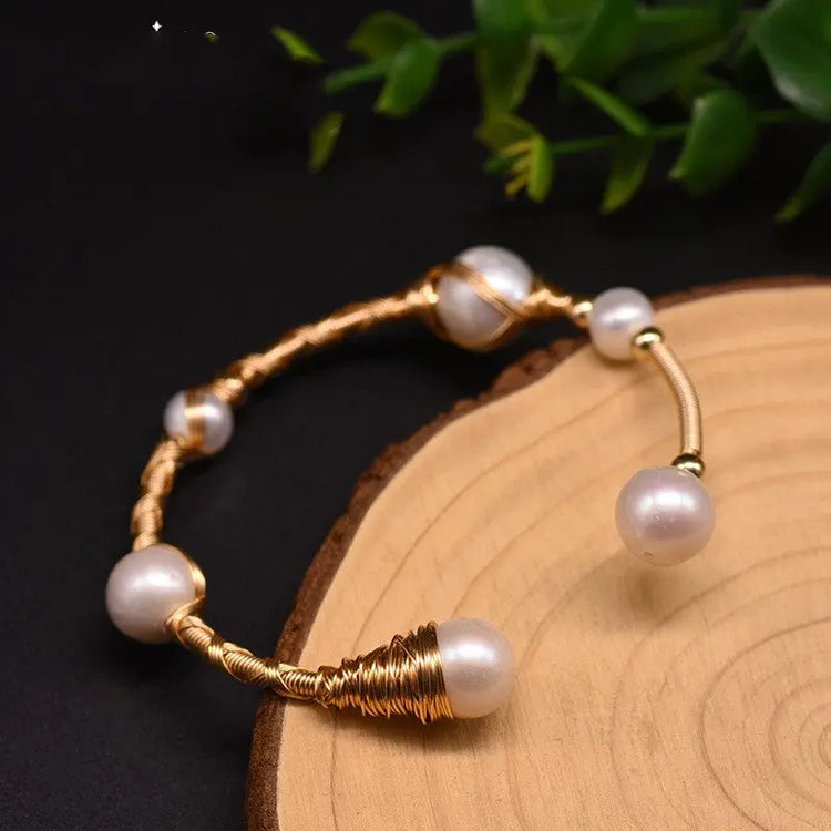 Natural Edison Baroque Pearl Boutique Stretch Bracelet AliExpress