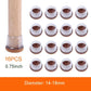 16PCS Transparent Table Chair Leg Protectors Caps Round Square for Furniture Foot Legs Cover Floor Protector with Felt Bottom - HASHTAG