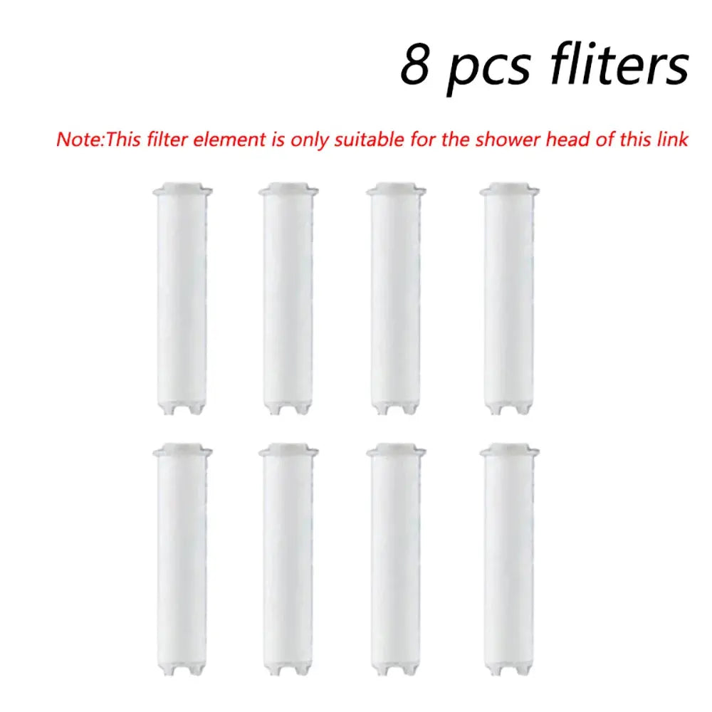 3 Modes Handheld Shower Head with Massage Brush Cotton Filters One-click Stop Water Saving High Pressure Showerhead for Bathroom - HASHTAG