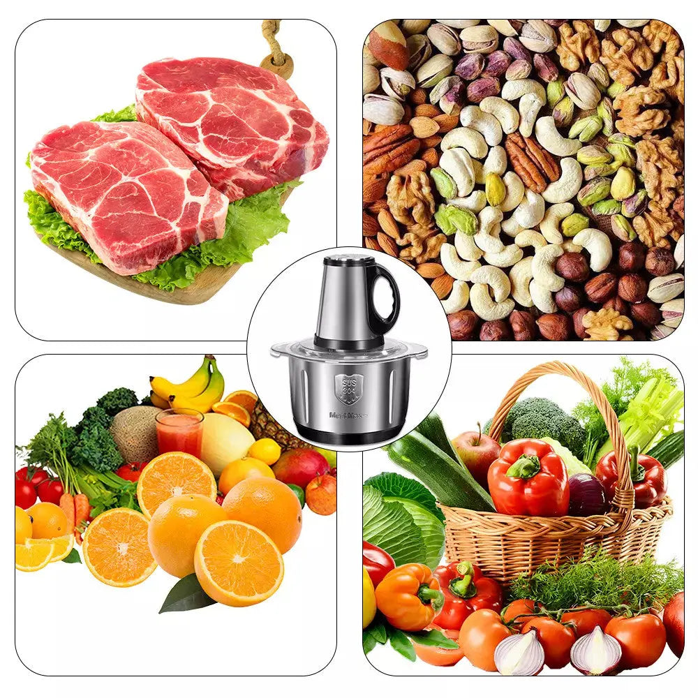 5L Electric Meat Grinder Mincer Mixer Home Blender Alimentare Chopper Processor Blade AliExpress