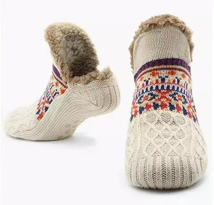 Super Warm Winter Non-slip Floor Socks Women Men Snow Socks Sleep Carpet Socks Slippers Socks Women Velvet Boot Unsiex Home Wear - HASHTAG
