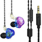 3.5MM Headset Music Earbuds In Ear With Mic Original QKZ AK6 Copper Driver HiFi Wired Earphone Race Sport Headphone Bass Stereo 
