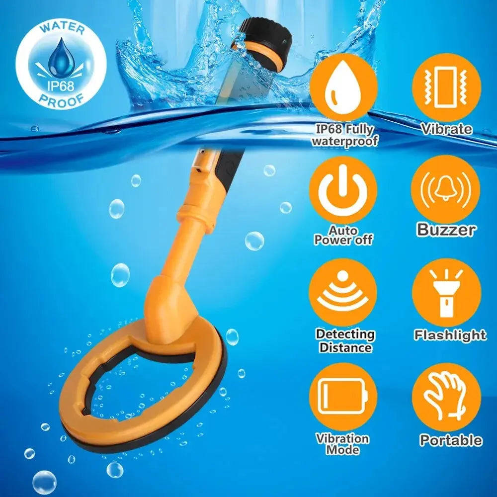 NEW Pulse Dive Underwater Detector Metal Search Detector 2 In 1 Treasure Search Machine 30m Round Probe Pinpointer - HASHTAG