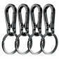 4Pcs Carabiner Clip Keychain Metal Carabiner Shape Key Ring Keyring Key Holder Clips Hook Holder Organizer for Car Keys Finder f - My Hashtag Shop