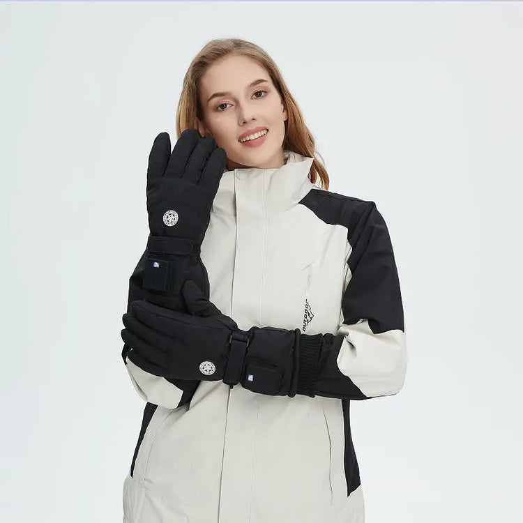 Intelligent Electric Heating Outdoor Skiing Gloves AliExpress