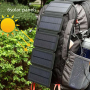 Outdoor Folding Solar Panel Charger Portable 5V 2.1A USB Output Devices Camp Hiking Backpack Travel Power Supply For Smartphones HASHTAG BAR TABACCHI