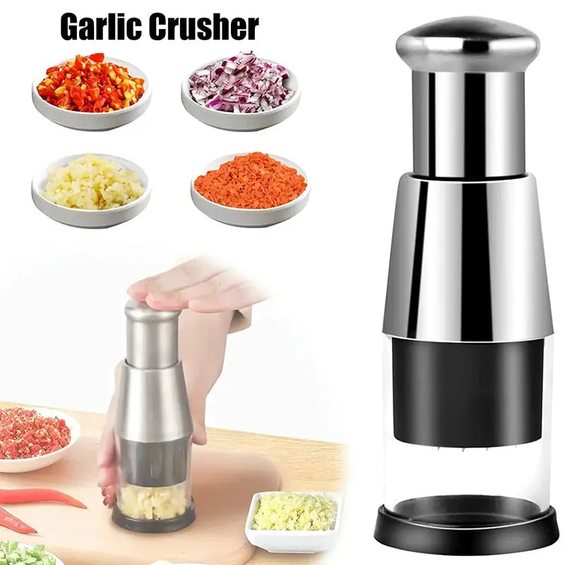 Garlic Crusher Onion Chopper Multipeler Vegetables Chopper Manual Garlic Press Machine Garlic Squeezer Kitchen Gadget AliExpress