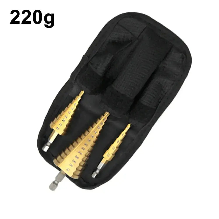 Step Drill Titanium Plated Hexagonal Shank Straight Groove 3-12/4-12/4-20/4-32mm Pagoda Drill Drilling Tool Accessory Set HASHTAG