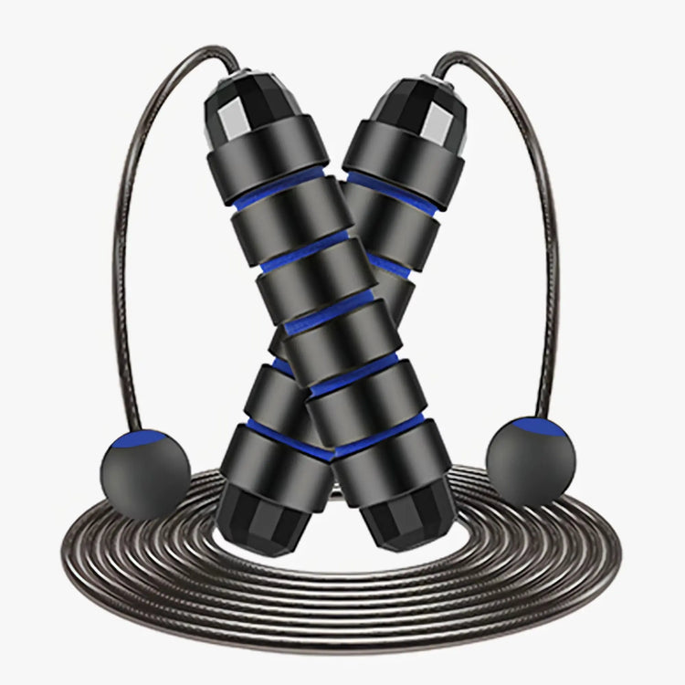 With Ball Bearings Adjustable Tangle-Free Speed Wire Jump Rope Workout with Foam Handles for Fitness Home Workouts and Slim Body