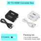 Grwibeou RCA AV to HDMI Converter High Quality HD 1080P AV 2 HDMI Adapter For TV X box PS4 PC DVD Projector AV To HDMI Converter - HASHTAG