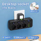 EU plug and socket, 4-pole socket, multifunctional wall plug, with or without extension cords or USB and Type-C interfaces HASHTAG