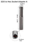 Clearance_Electric Hammer Adapter Power Drill Screwdriver Converter SDS Plus Convert to 1/4 Hex Shank Magnetic Socket Nut Impact
