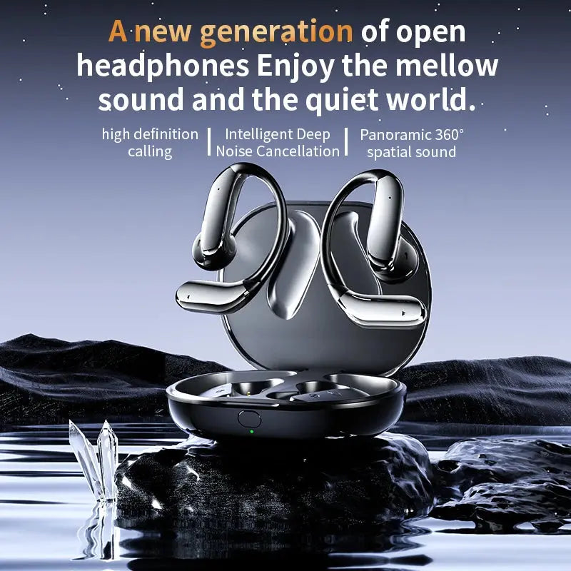 AI Translator Bluetooth 5.3 Earphones Q102 Waterproof Wireless Headphones with ENC Noise Cancelling Mic For Sports Workout Gym - My Hashtag Shop
