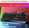 YINDIAO V2 Computer Wired Keyboard E-sports Gaming Typing Office Universal USB Plug-in Hair Light Keyboard Available For Windows System HASHTAG