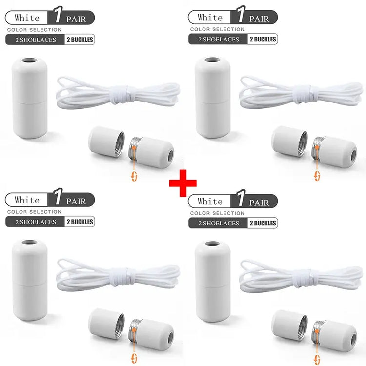 Lacci elastici senza nodi, lacci semicircolari per scarpe da ginnastica - My Hashtag Shop
